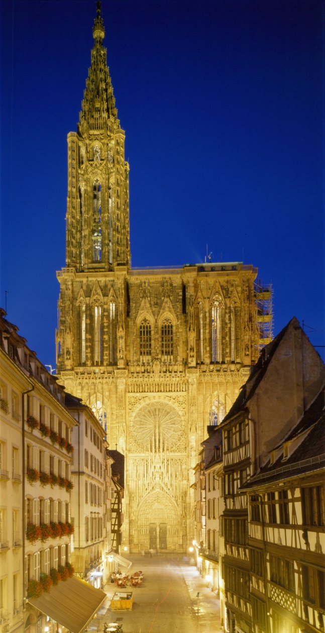 Strasbourg katedral (Bas Rhin 67) av French School