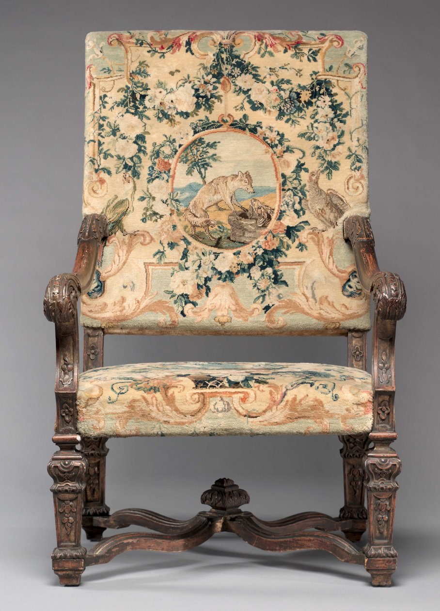 Stol, produsent Savonnerie Factory, før 1717 av French School