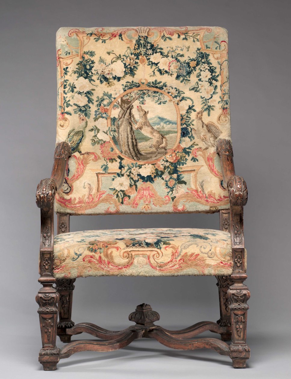 Stol, produsent Savonnerie Factory, før 1717 av French School