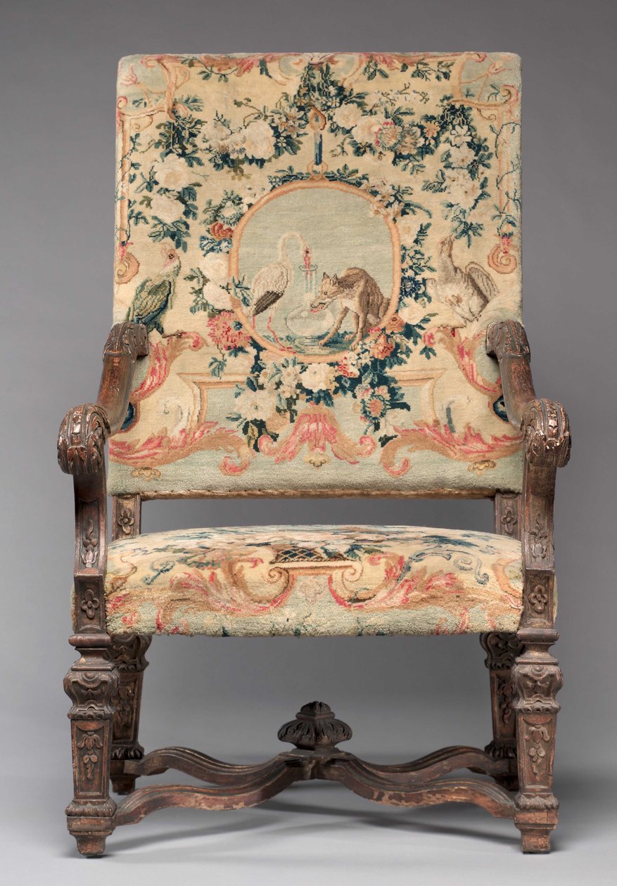 Stol, produsent Savonnerie Factory, før 1717 av French School