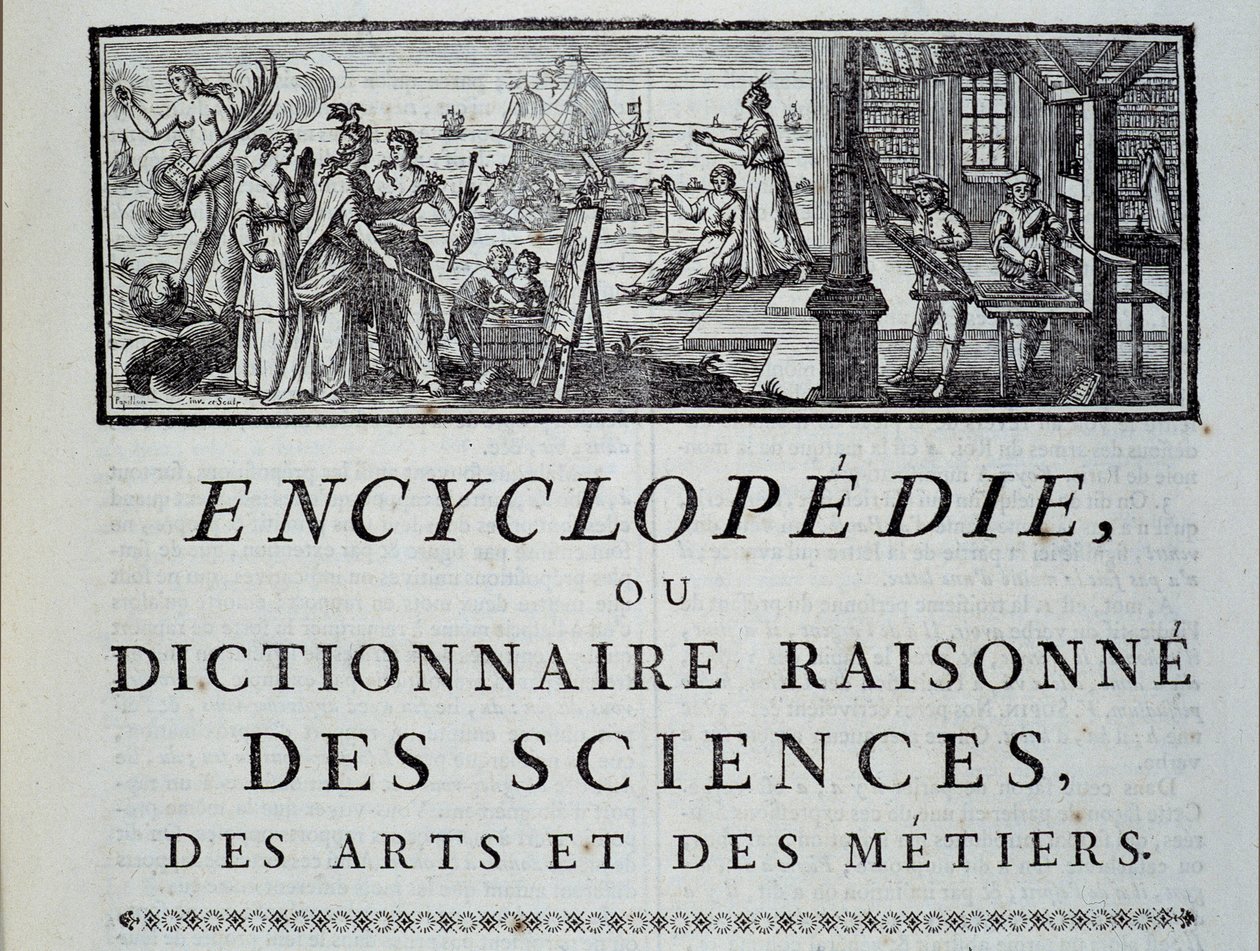 Kapittelleder for Encyclopedia of Diderot and Alembert av French School