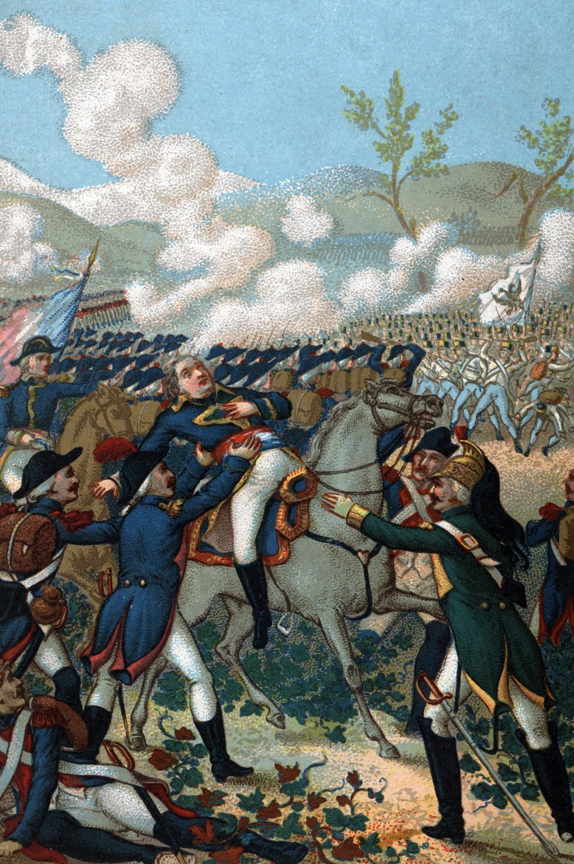 Charles Antoine Desaix de Veygoux (1768-1800), fransk general, døde i Marengo 14. juni 1800. av French School