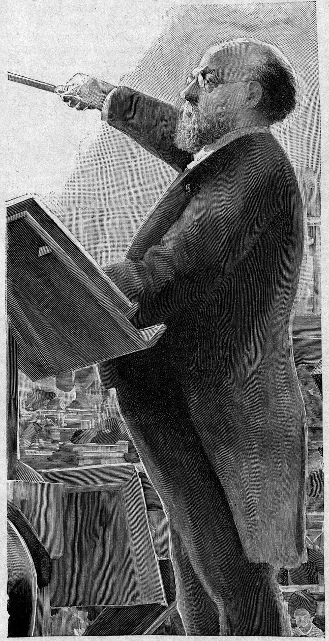 Charles Lamoureux (1834-1899), fransk fiolinist, førstedirigent for Paris Opera. av French School