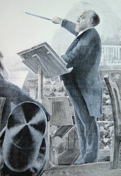 Charles Lamoureux (gravering) av French School