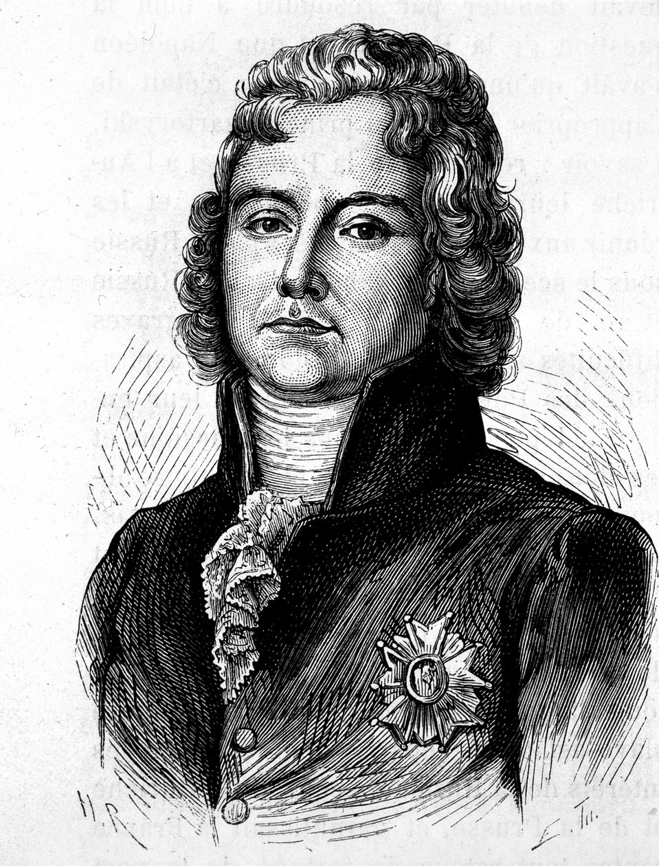 Charles Maurice de Talleyrand Périgord (1754-1838), fransk politiker - i "The History of France" av Henri Martin av French School