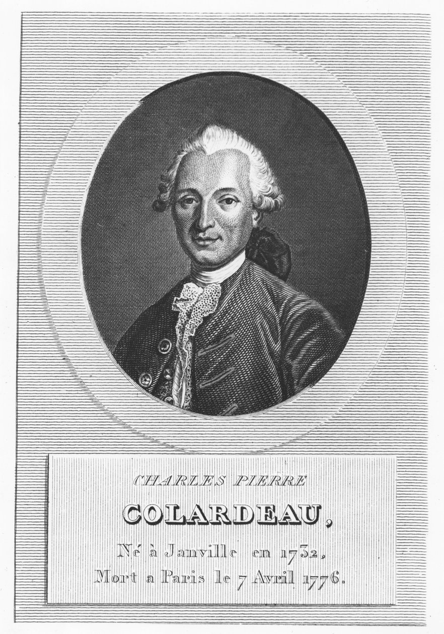 Charles Pierre Colardeau (engraving) av French School