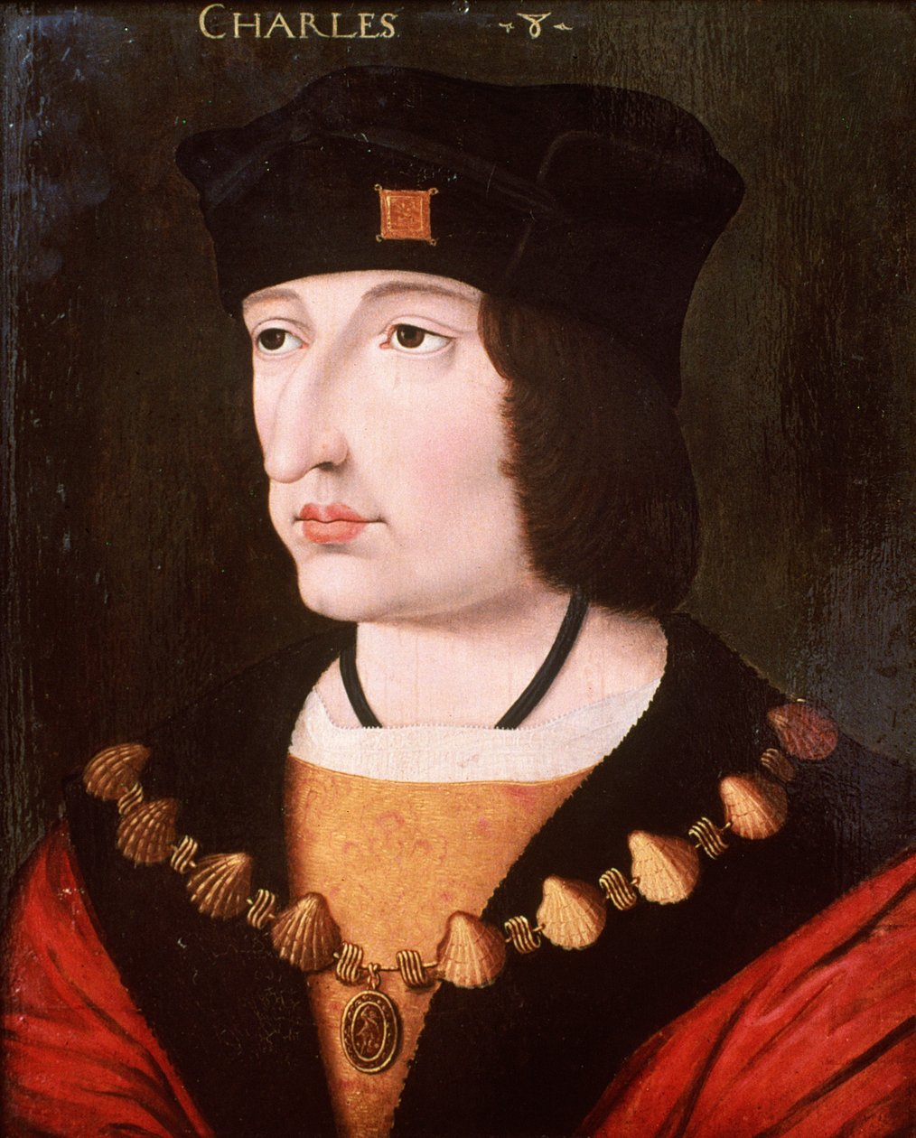 Charles VIII av Frankrike av French School