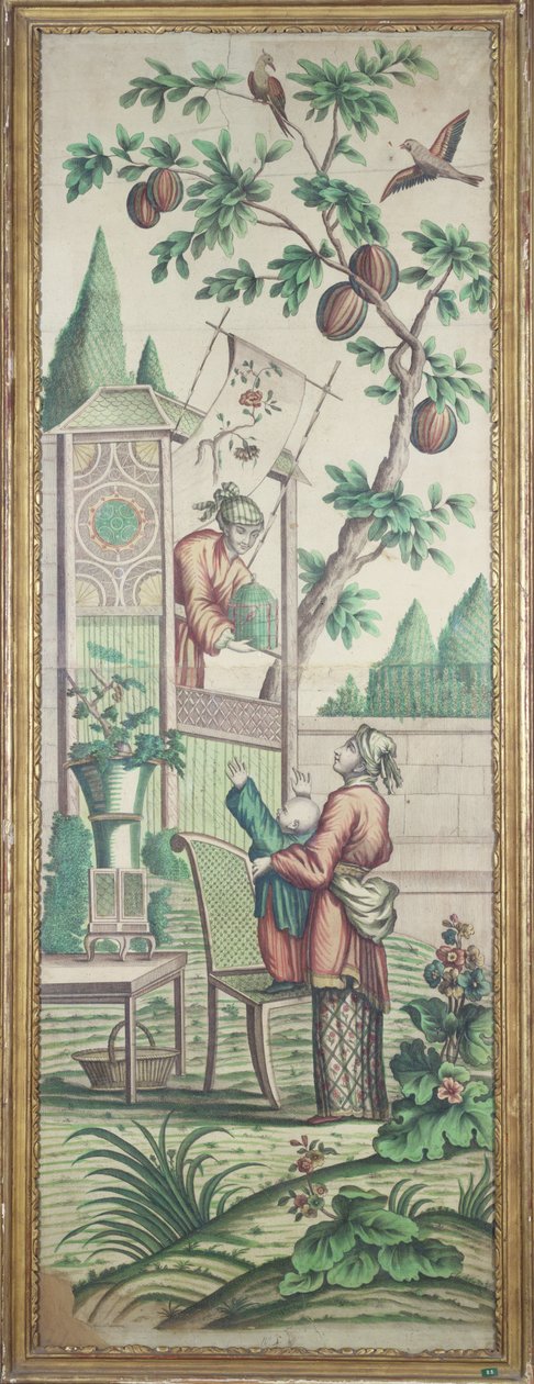 Chinoiserie tapet av French School