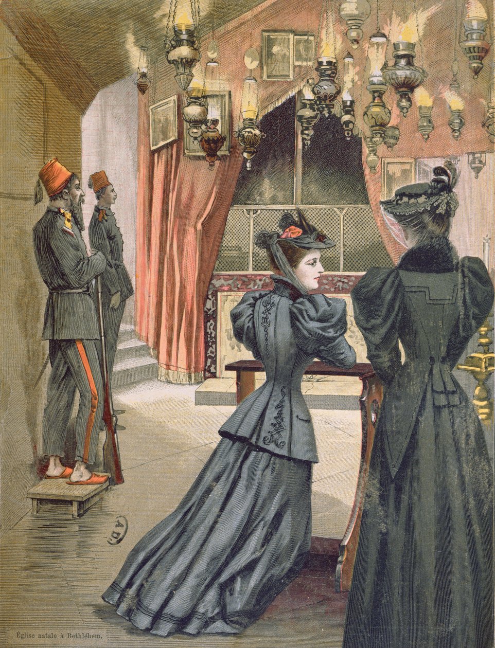 Fødselskirken, Betlehem, 1894 av French School