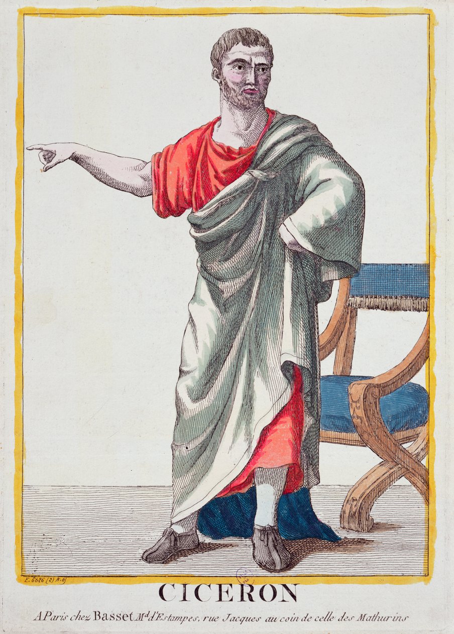 Cicero (fargegravering) av French School