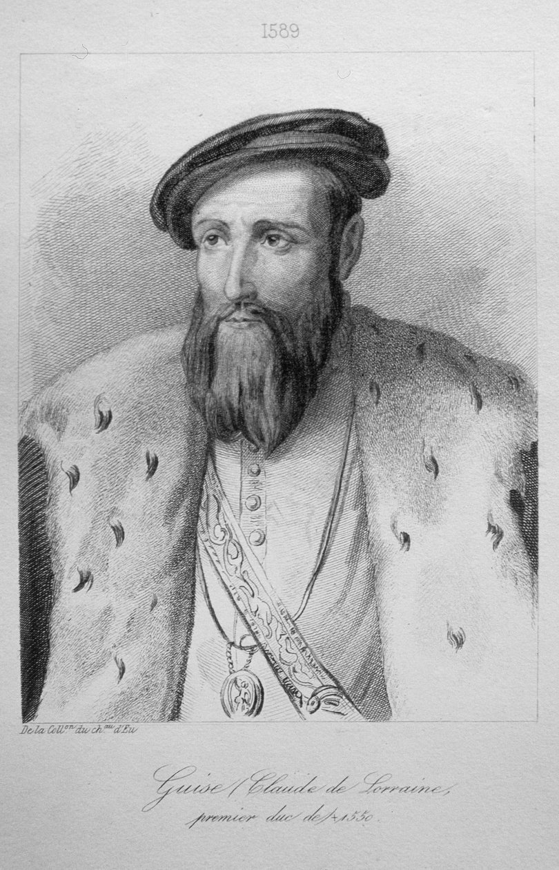 Claude de Lorraine, 1. hertug av Guise (1496-1550) av French School