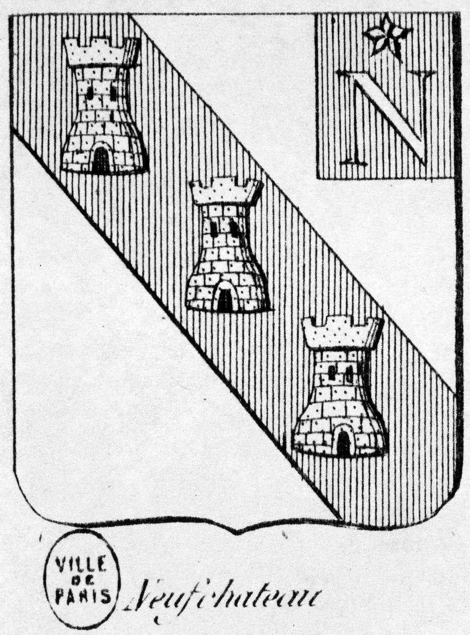Våpenskjold fra Neufchateau - i "" The General Armorial of the French Empire"" av Henry Simon av French School