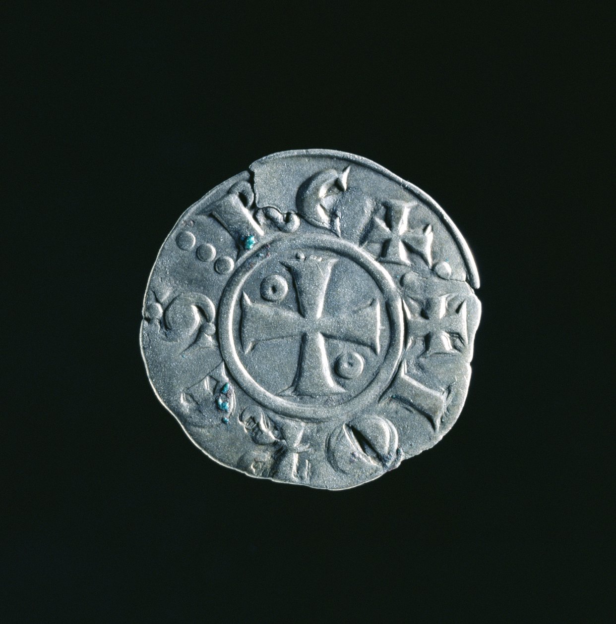Mynt til Johannes av Brienne (ca. 1170-1237) av French School
