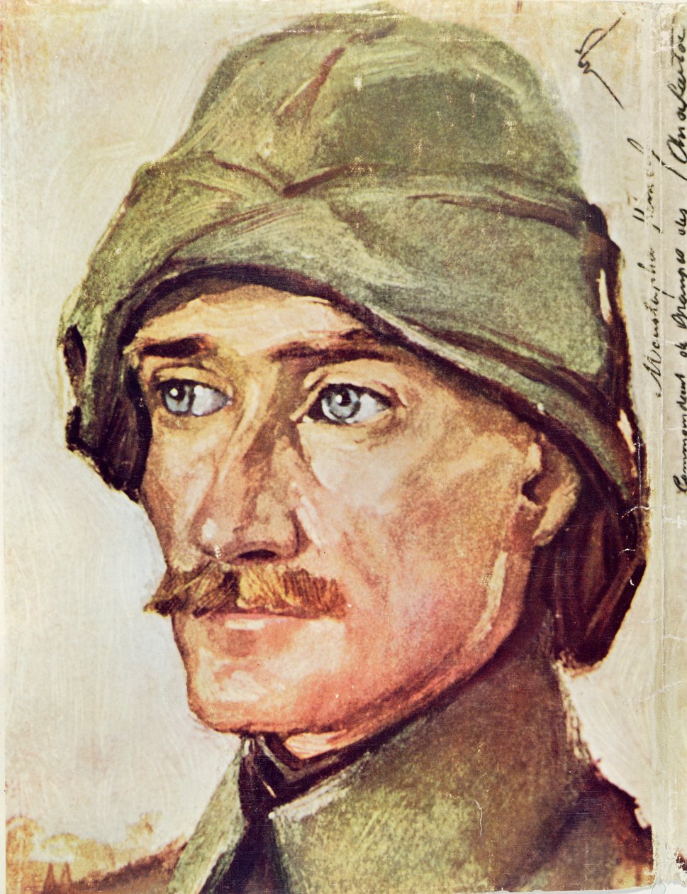 Kommandør Kemal (Mustapha) Ataturk (1881-1938) 1914-18 av French School