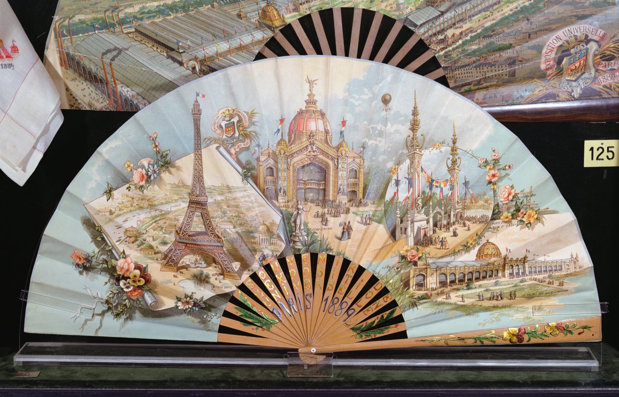 Jubileumsfan av 1889 Exposition Universelle i Paris av French School