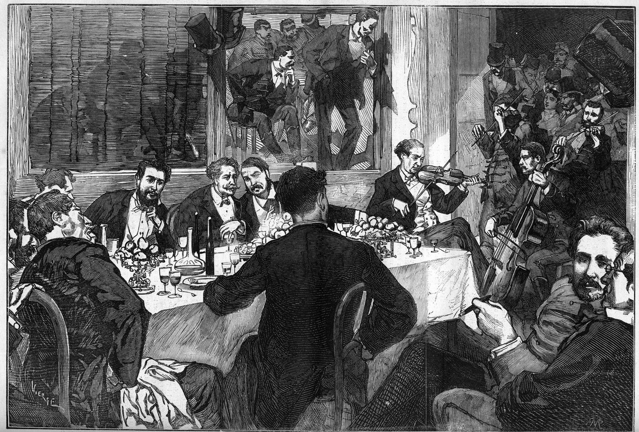 Konsert av den ungarske fiolinisten Remenyi (sa Eduard Hoffmann av French School