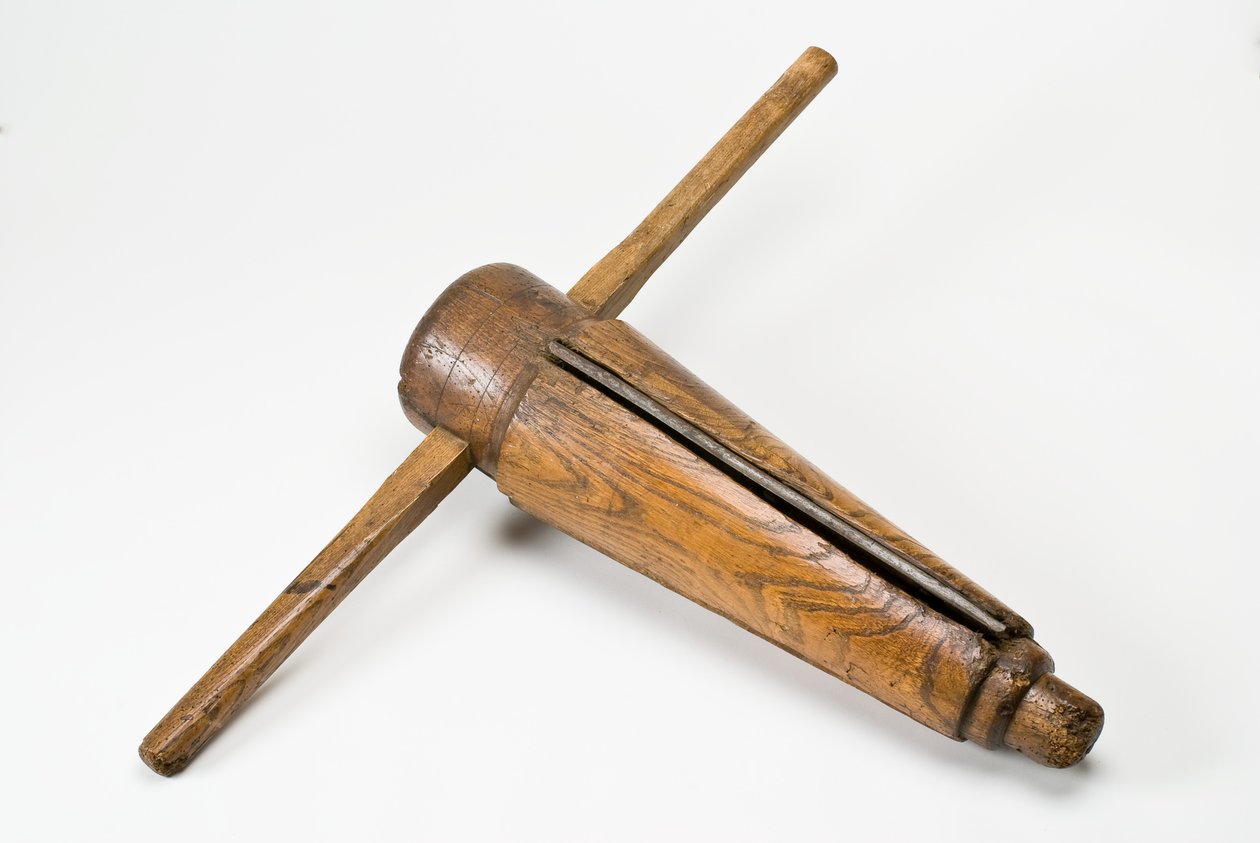 Konisk skjeeskrue eller rømmer, 1500- eller 1600-tallet (aske, stål og jern) av French School