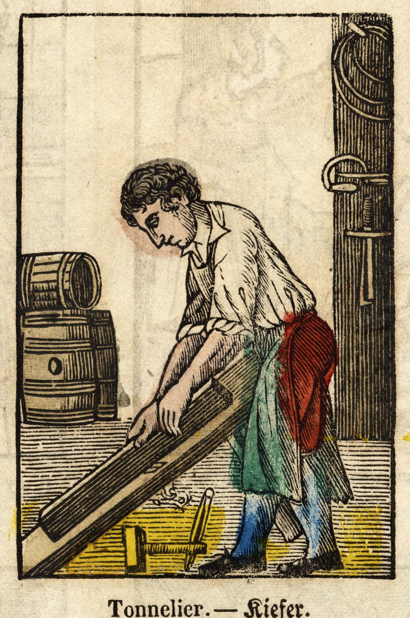 Cooperier; Series on trades av French School
