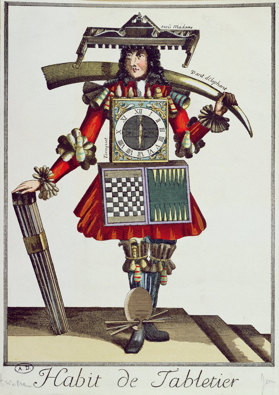 Costume of a Tabletier, ca.1700 av French School