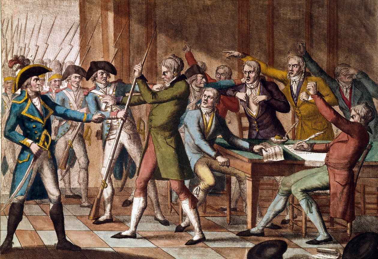 Kupp av 18 Fructidor (4. september 1797). av French School