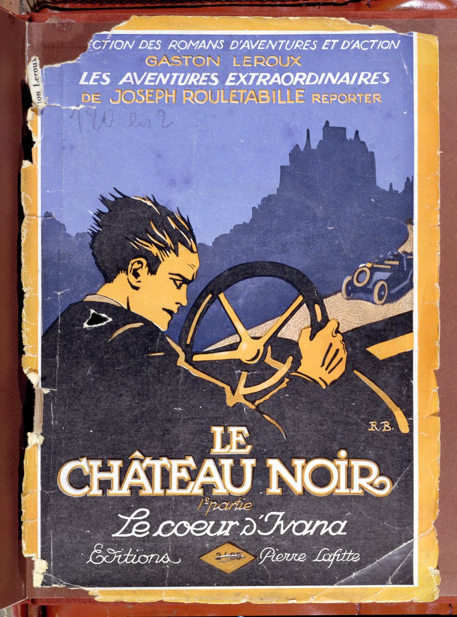 Cover av Le Chateau Noir av Gaston Leroux (1868-1927) 1922 av French School