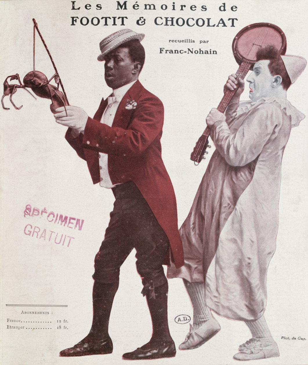 Cover av The Memoires of Footit and Chocolat av French School