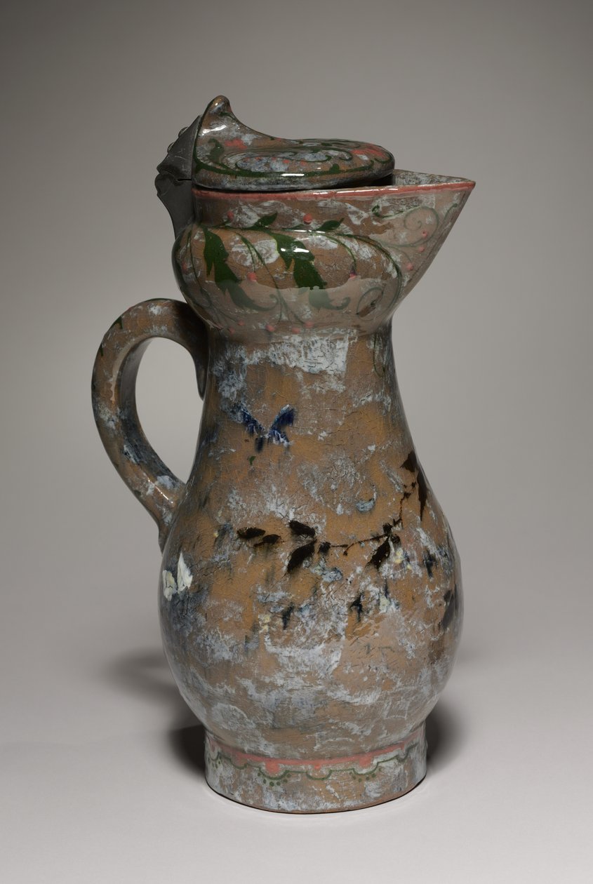 Dekket Ewer, laget av Haviland Factory i Auteuil, Frankrike, dekorert av Charles Midoux, 1878-1882 av French School