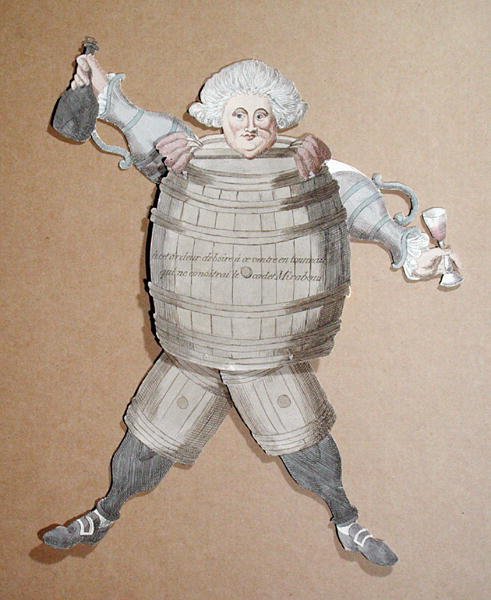 Utklipp av Louis Riqueti (1754-95) Vicomte de Mirabeau, ca. 1790 (se også 104552) av French School