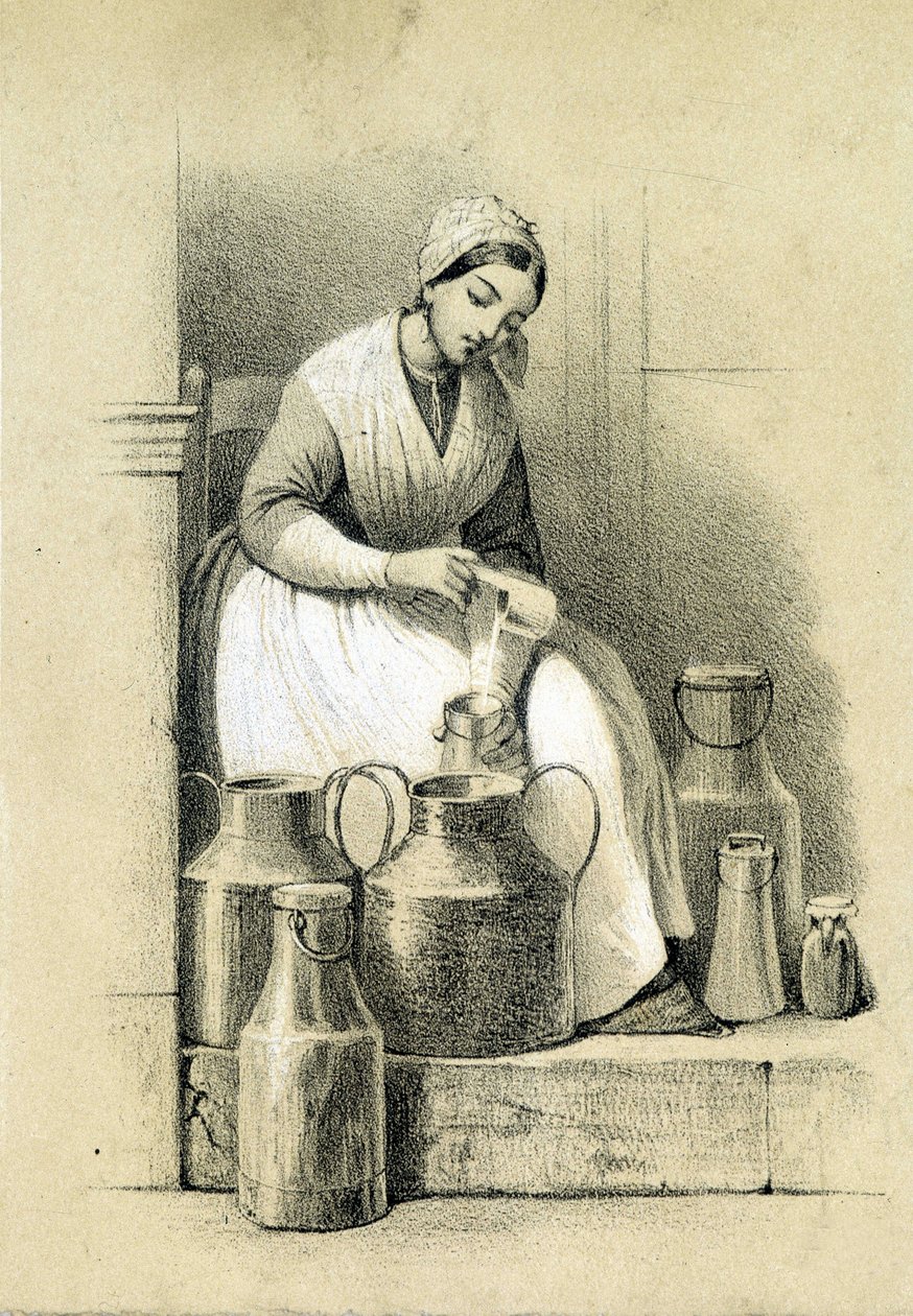 Meieri, Frankrike, v.1855 av French School