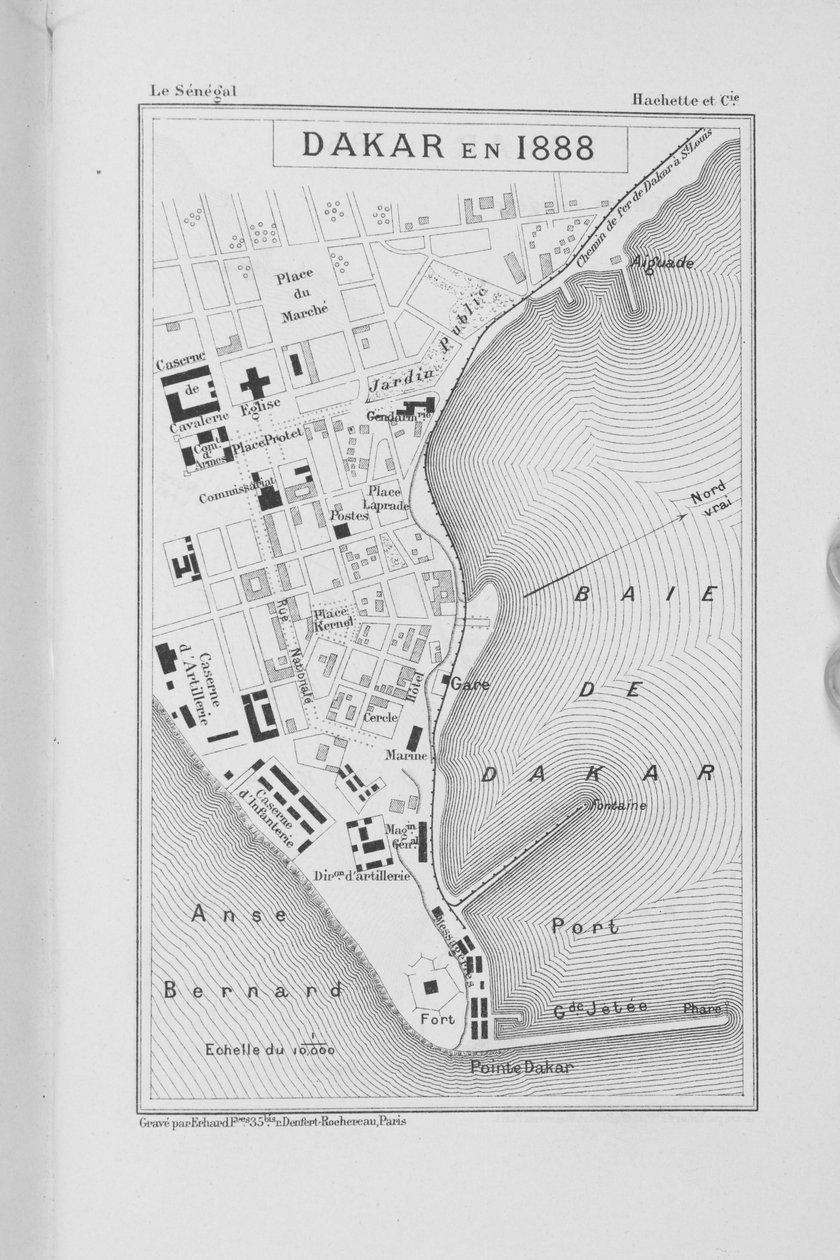 Dakar i 1888 av French School