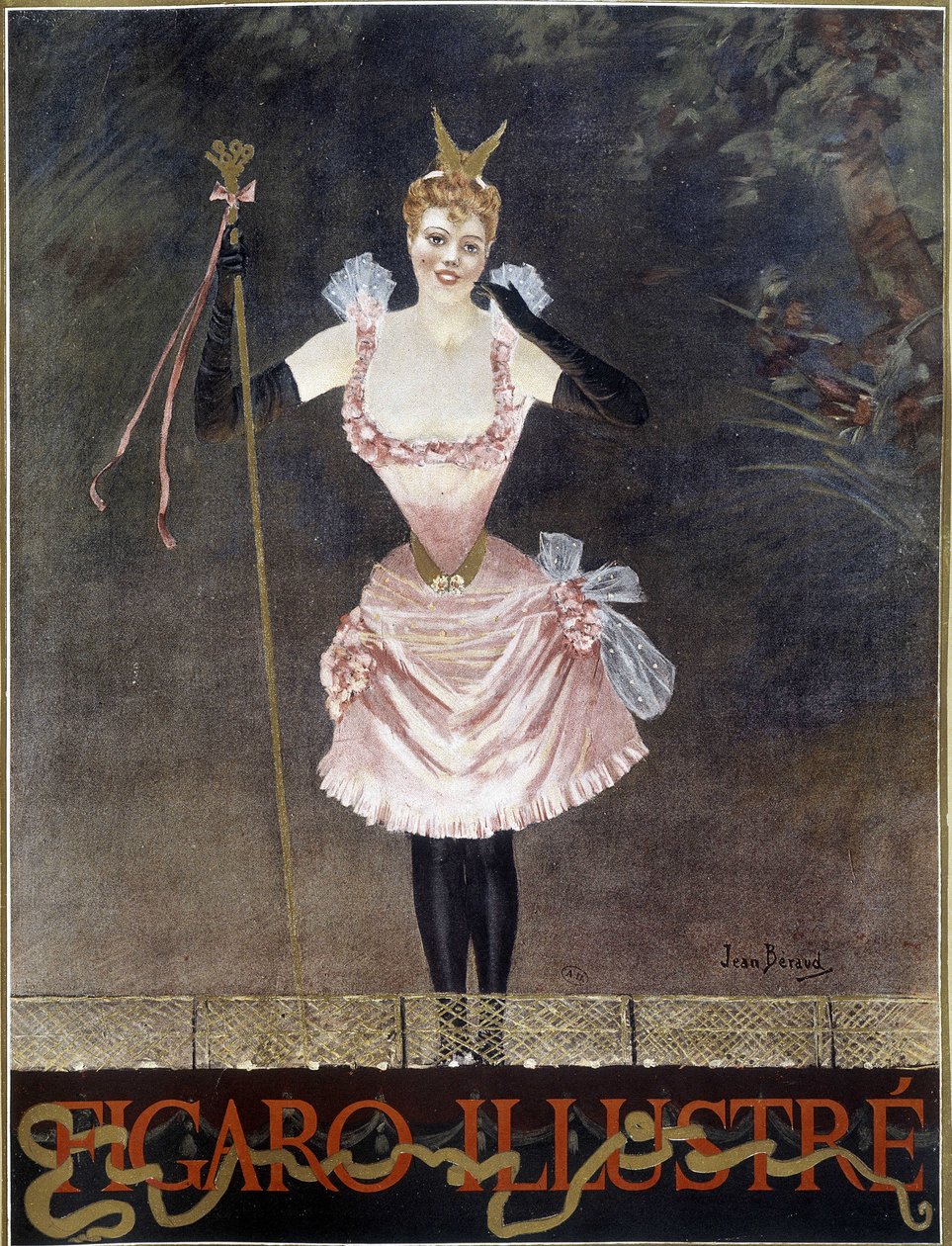 Danser - cover av "" Figaro Illustrated"", n.d. av French School