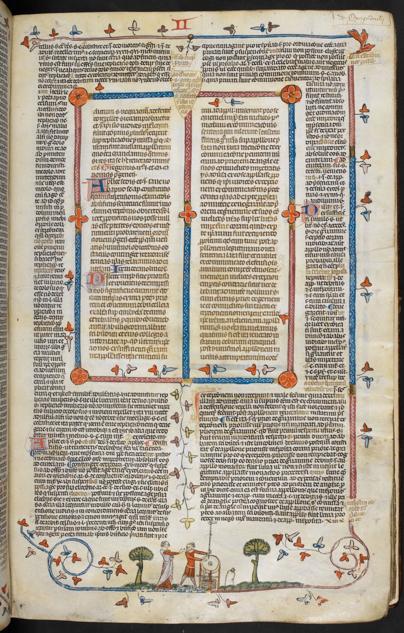 Decretals of Gregory IX med glans av Bernard of Parma (