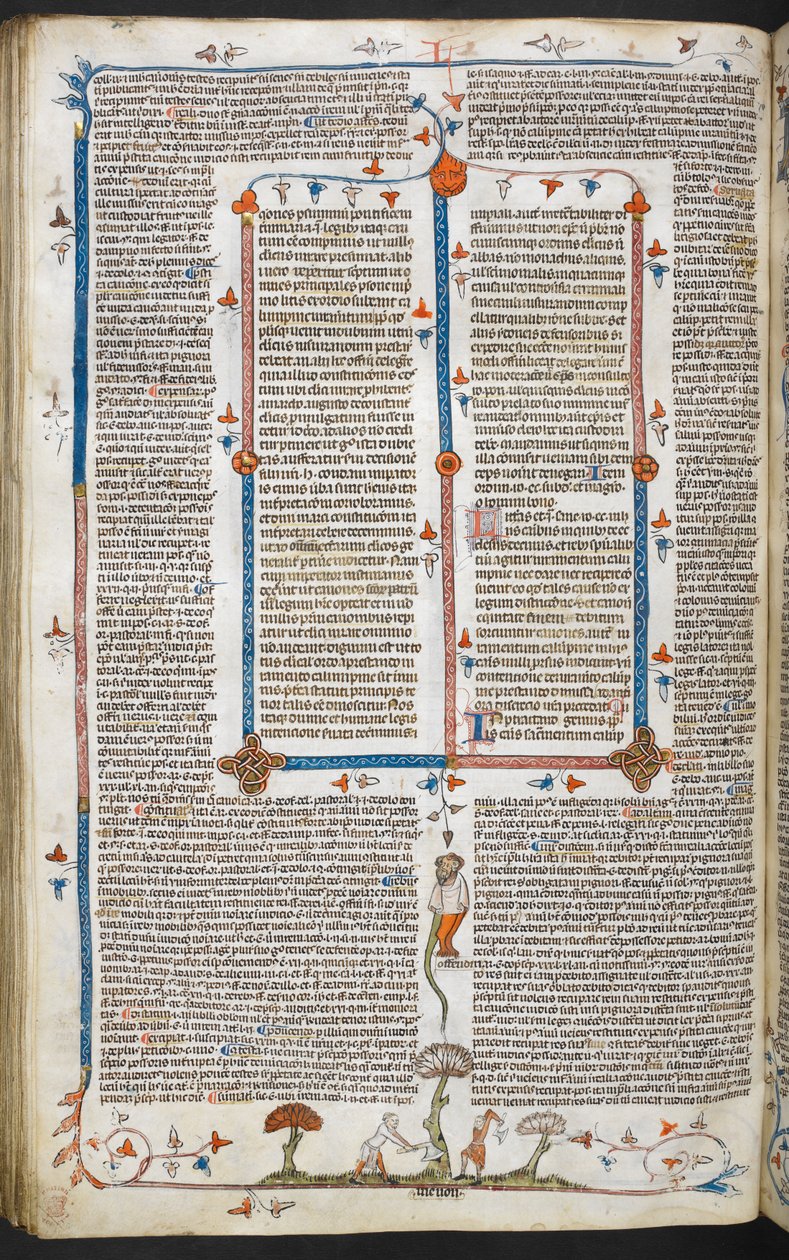 Decretals of Gregory IX med glans av Bernard of Parma (