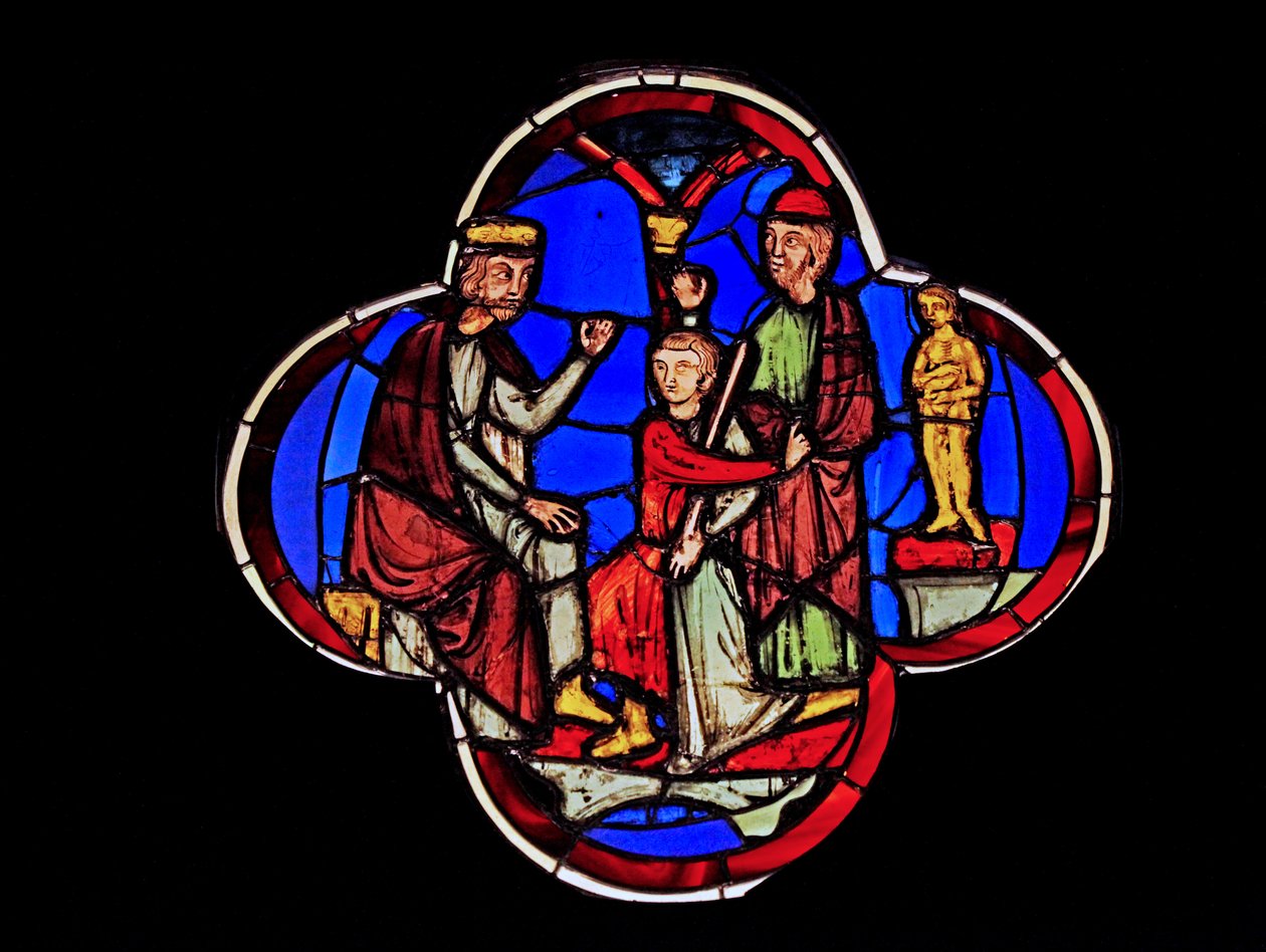 Avbilder Daniel før Nebuchadnesar, ex Ste Chapelle, Bay G av French School
