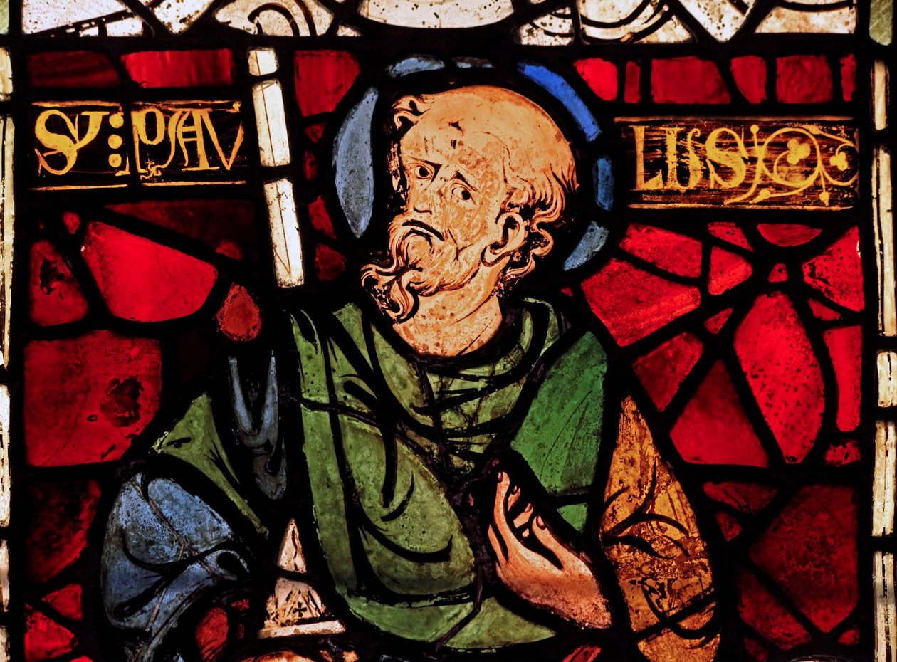 Viser St Paul: fra Chapelle du Chateau, Rouen? av French School