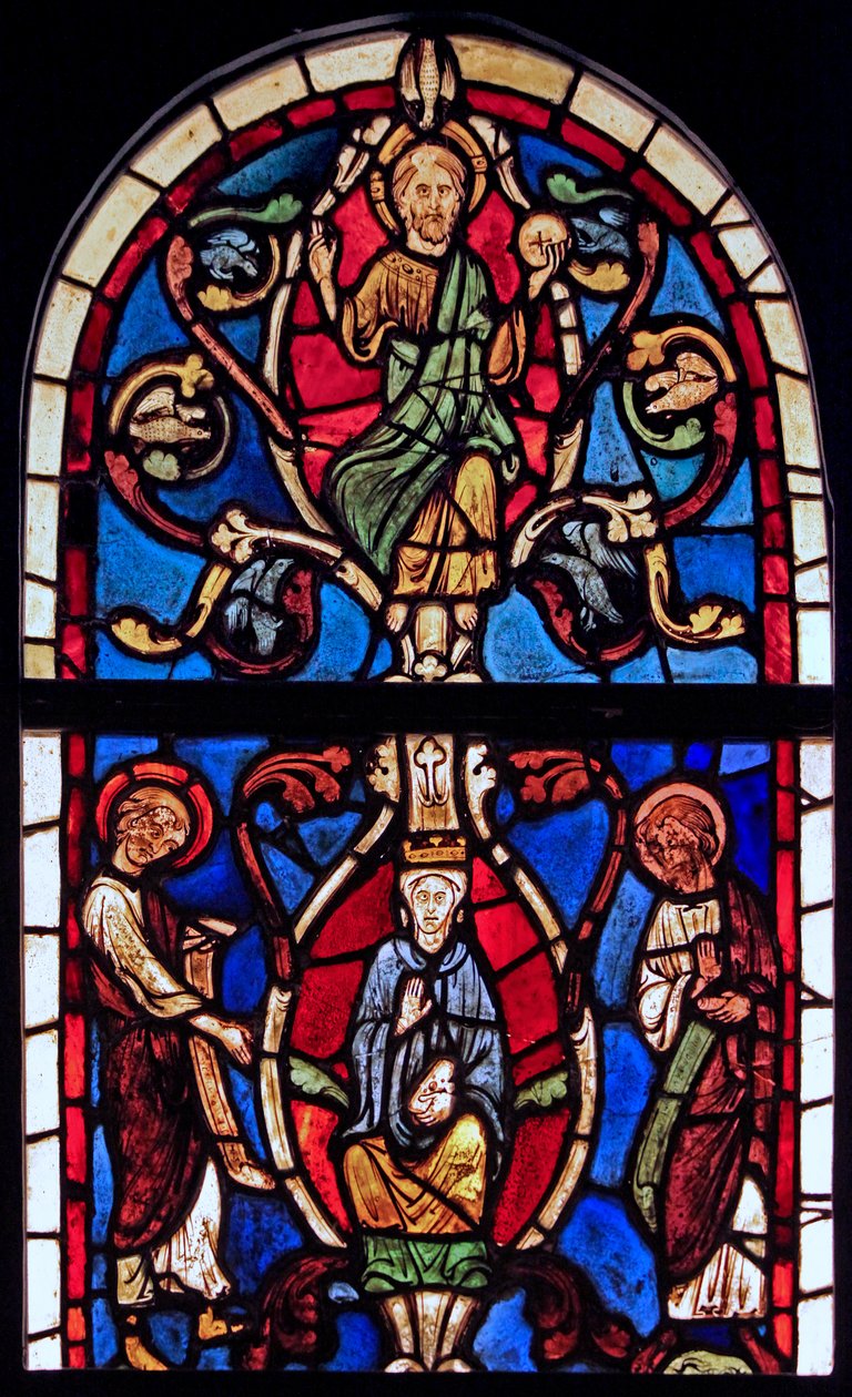 Viser Jesse-treet, opprinnelig fra kirken Varennes-Jarcy (opprinnelig fra Abbey de Gercy?) av French School