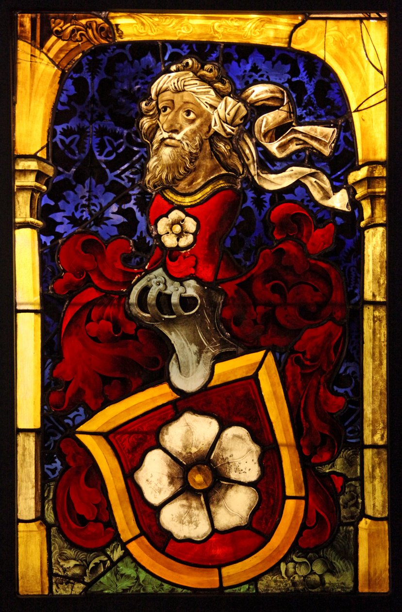 Viser våpenet til Mullenheim-familien, ca. 1467. tidligere verksted til Peter Hemel; Alsace av French School