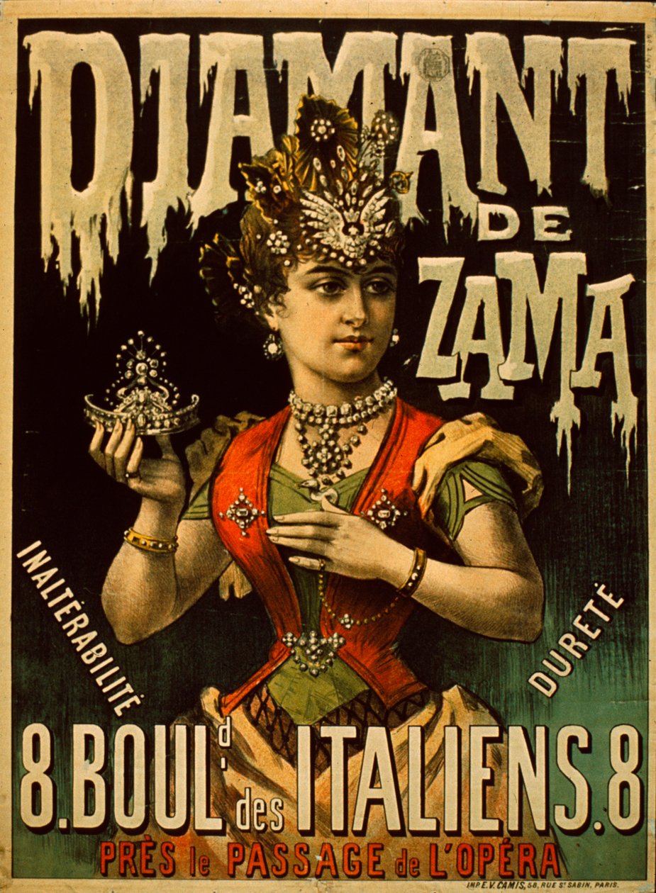 Zama Diamond-plakat av French School