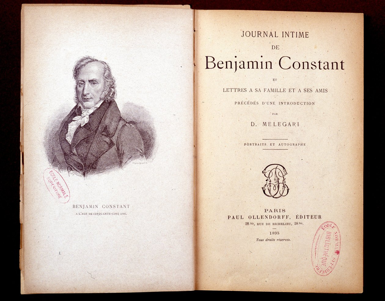 Dagbok til Benjamin Finstnt. 1895-utgaven. av French School