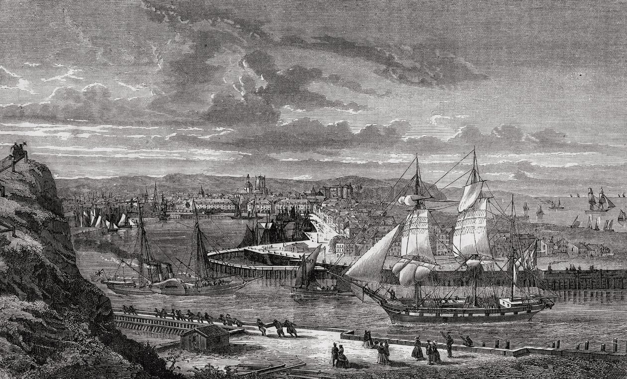 Dieppe på 1700-tallet, fra 