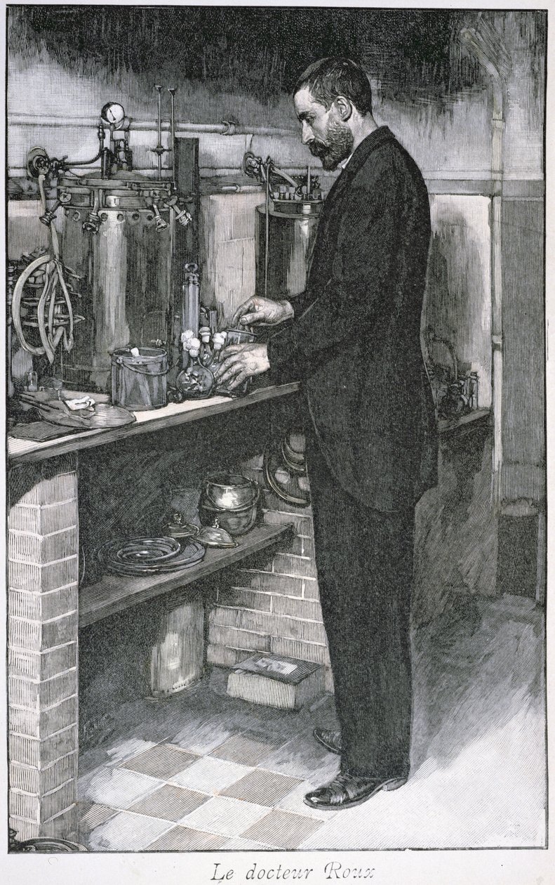 Dr. Pierre Emile Roux (1853-1933) fra La Revue Illustre, 1. oktober 1894 av French School