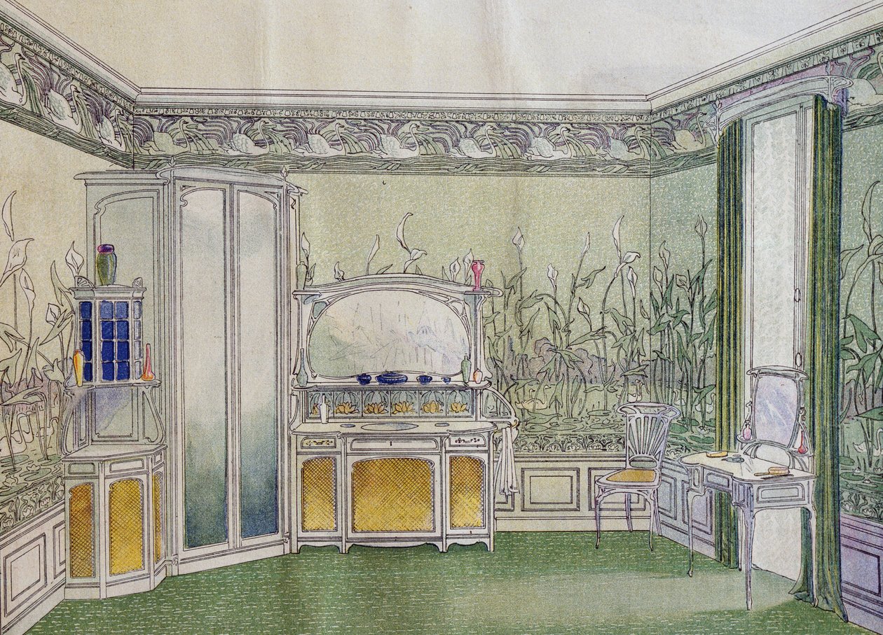Omkledningsrom fra Maison Barbedienne-Dumas av French School