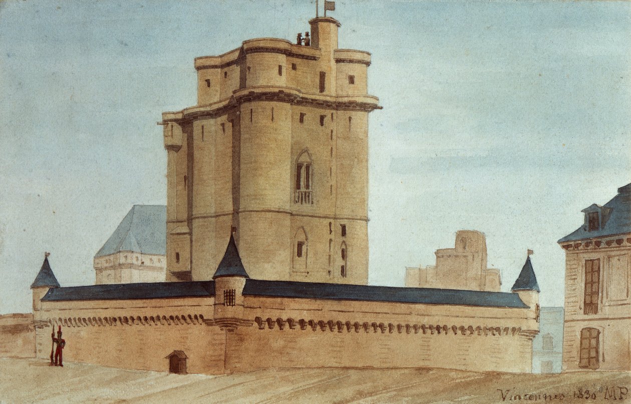Fangehullet til slottet i Vincennes av French School