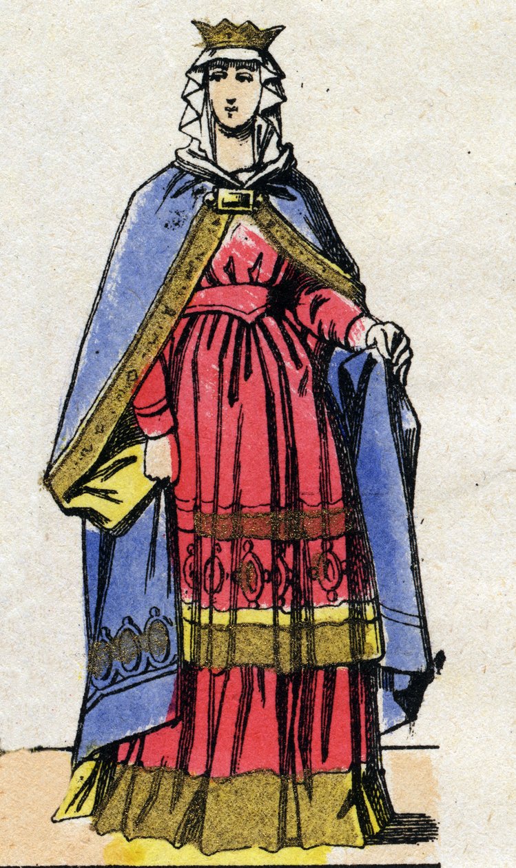 Capetians dynastiet: Portrett av Adele av Savoy (Alix eller Adelaide av Maurienne av French School