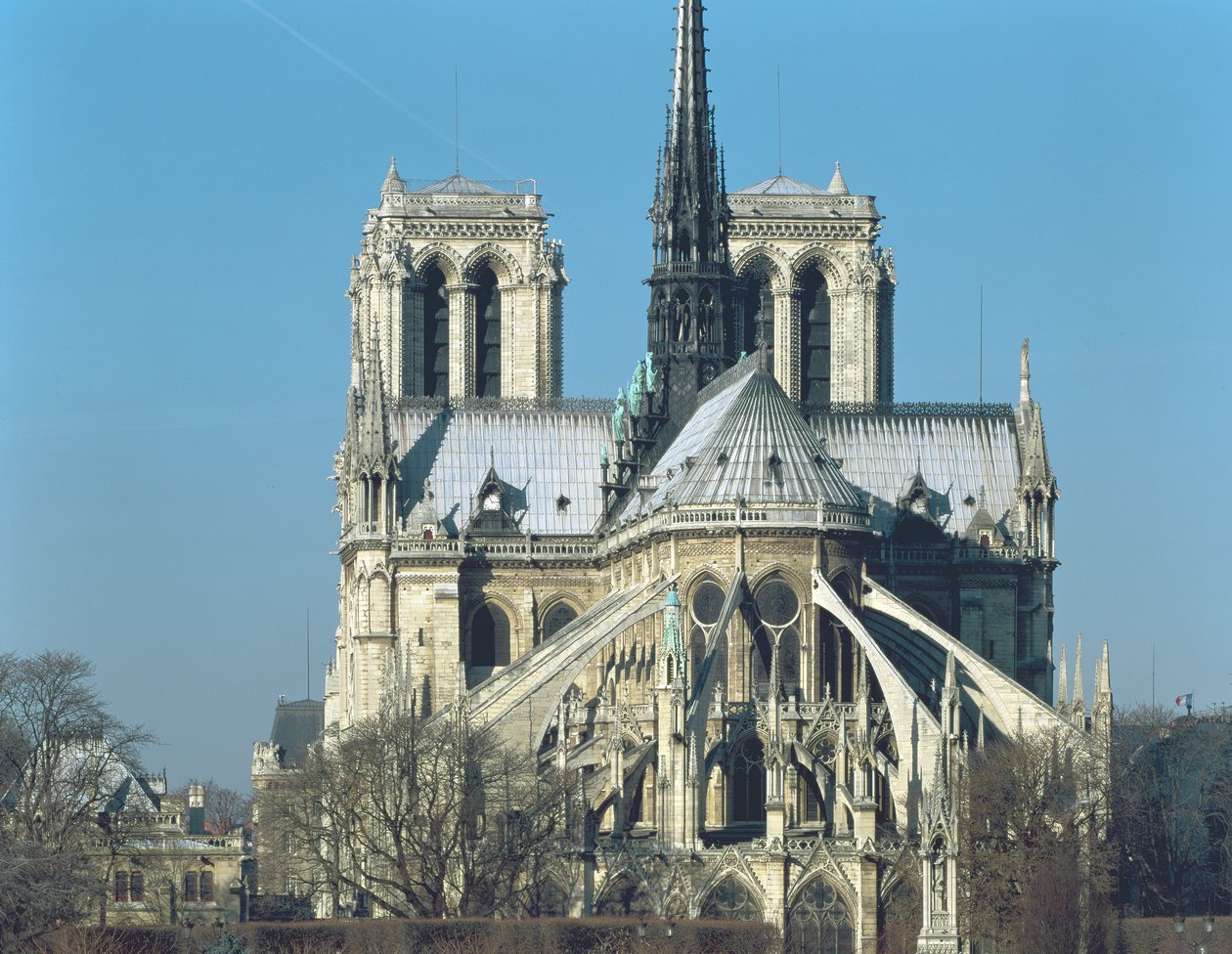 Østenden av Notre Dame, 1163-1345 av French School