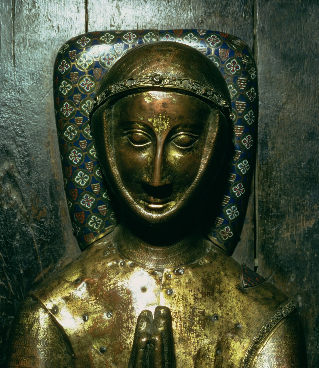Skulptur av William de Valence (d.1296) jarl av Pembroke, Limoges (kobberbelagt tre) av French School