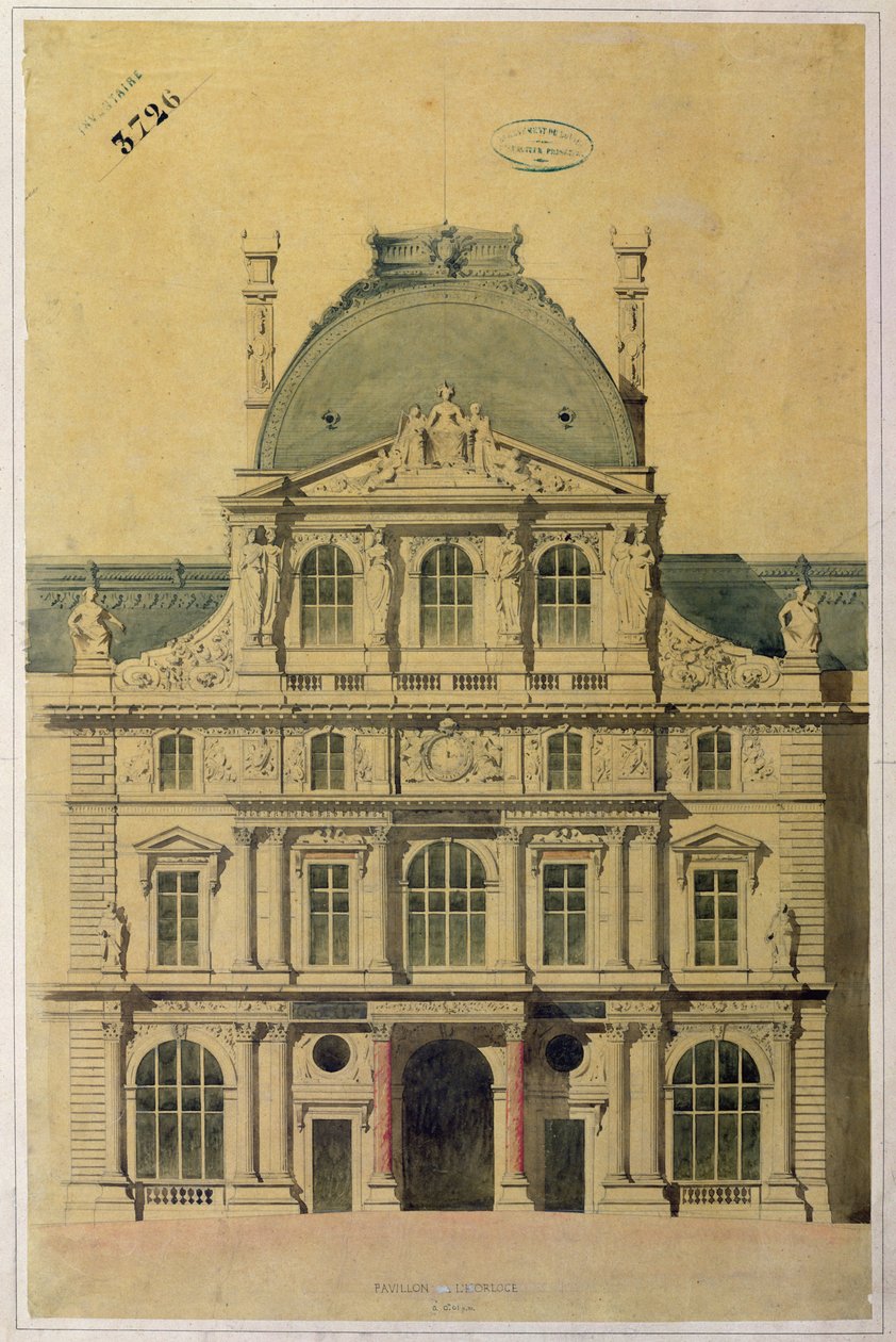 Høyde av Pavillon de l