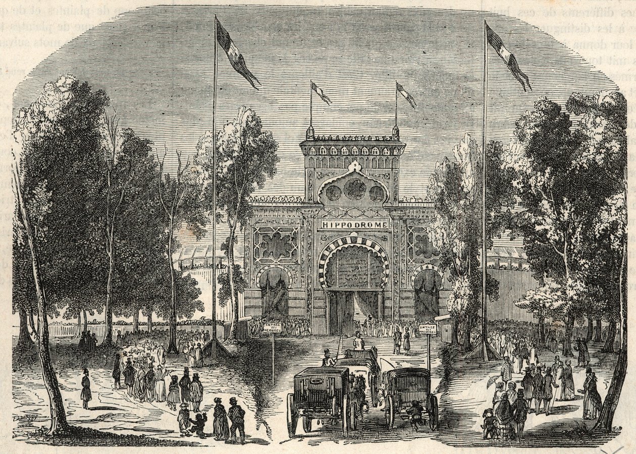 Gravering i "Tableau-de-Paris" av Edmond Texier 1852 av French School