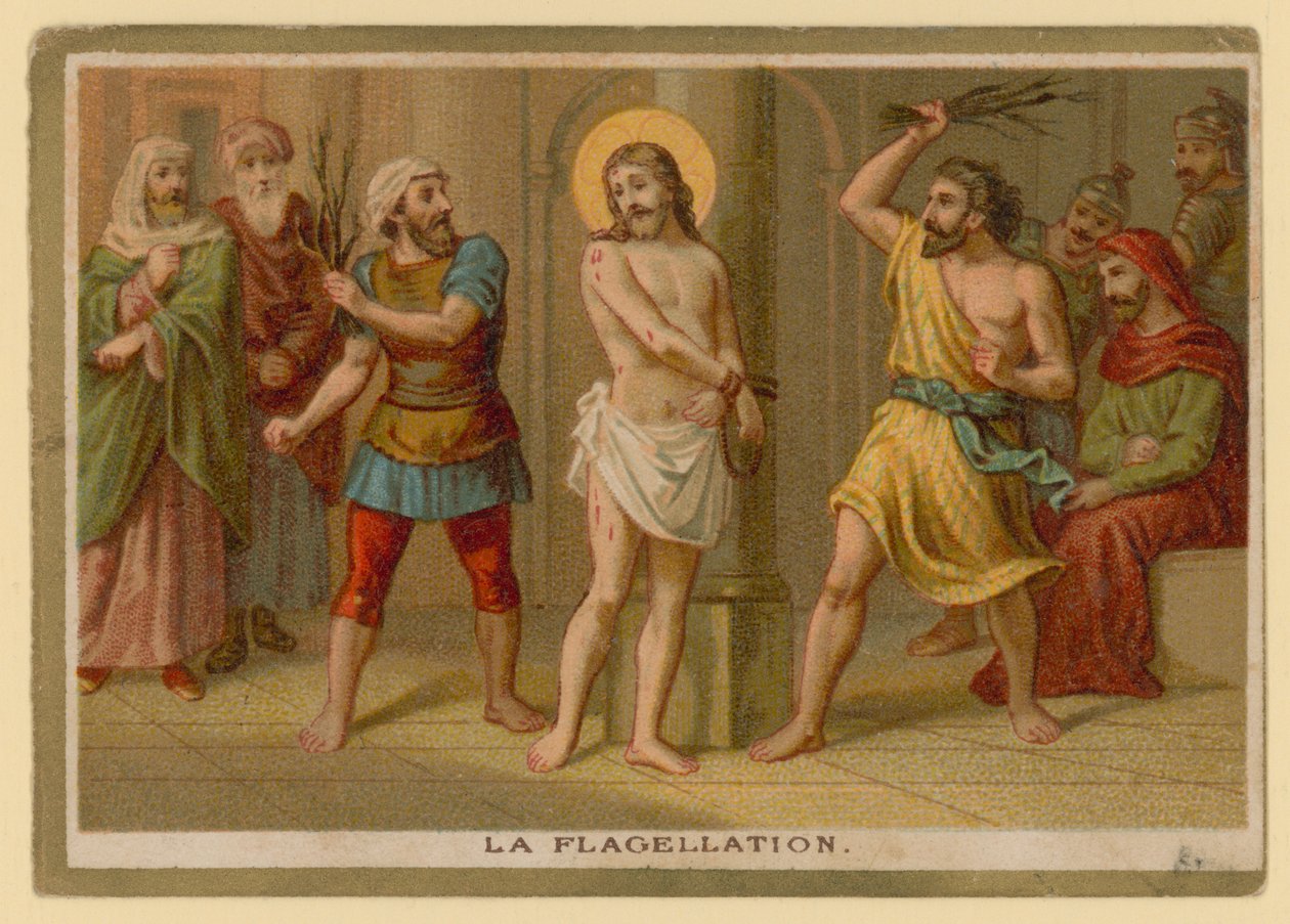 Episode i Jesu Kristi liv (kromolitho) av French School