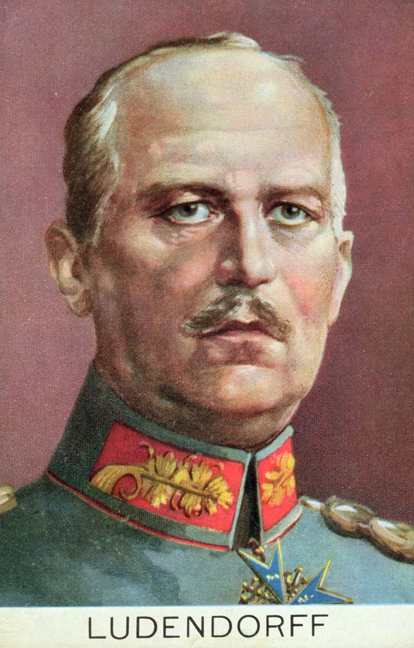 Erich Ludendorff (1865–1937) av French School